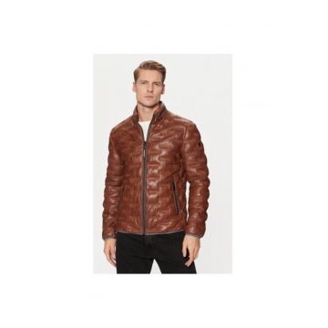 Geaca barbati -  304722646 - Piele naturala - Maro