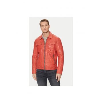 Geaca barbati -  304722677 - Piele naturala - Negru