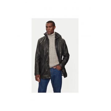 Geaca barbati -  304734304 - Piele - Negru