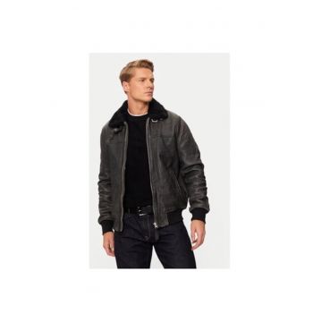 Geaca barbati -  304869853 - Piele naturala - Negru