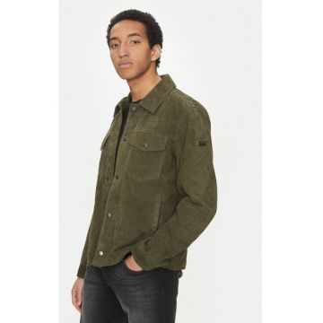 Geaca barbati -  305152404 - Piele naturala - 56 EU - Verde