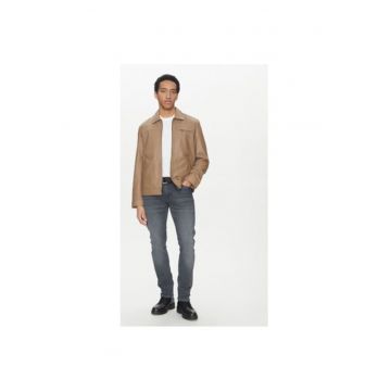 Geaca barbati -  305284372 - Piele naturala - Maro