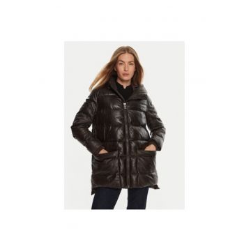 Geaca dama -  304328589 - Piele naturala - Maro