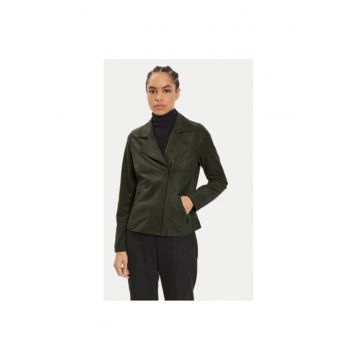 Geaca dama -  304695650 - Piele ecologica - 34 EU - Verde