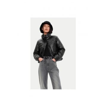 Geaca dama -  305017079 - Piele ecologica - Negru
