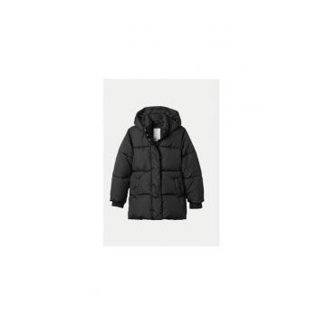 Geaca fete -  304455001 - Poliester reciclat - Negru