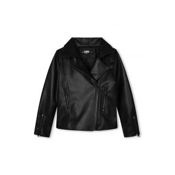 Jacheta biker de piele ecologica