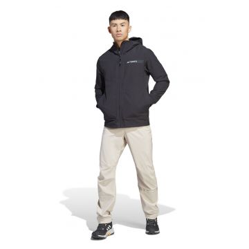 Jacheta softshell slim fit cu gluga Multi