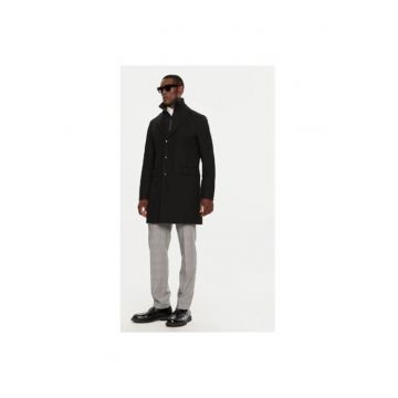 Palton barbati -  304237560 - Lana/Poliester - Negru