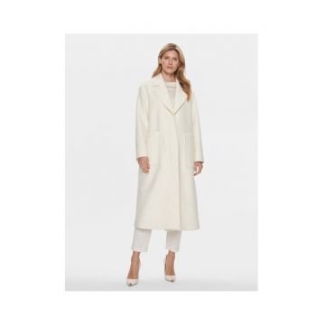 Palton dama -  303659899 - Lana/Poliamida - Bej - Bej