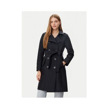 Trench dama -  305253057 - Poliester/Bumbac - Negru - Negru