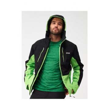Geaca barbati -  17538 - Verde/Negru - Poliester