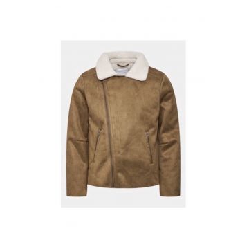 Geaca barbati -  303198145 - Piele ecologica - XL INTL - Maro