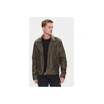 Geaca barbati -  303975524 - Piele ecologica - Multicolor