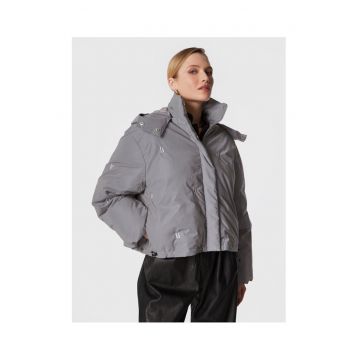 Geaca dama -  301494423 - Poliester reciclat - Gri - Gri