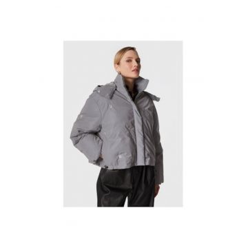 Geaca dama -  301494423 - Poliester reciclat - Gri