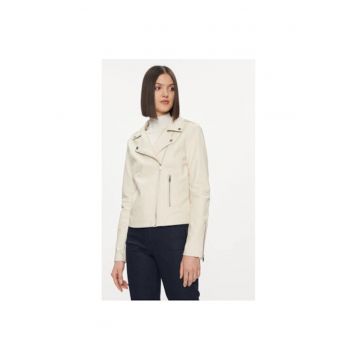 Geaca dama -  303499013 - Piele ecologica - Bej