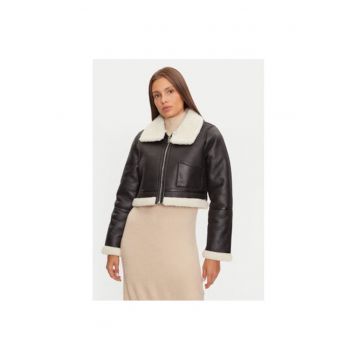 Geaca dama -  304578243 - Piele ecologica - 36 EU - Negru