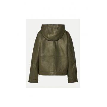 Geaca dama -  305214362 - Piele naturala - Verde