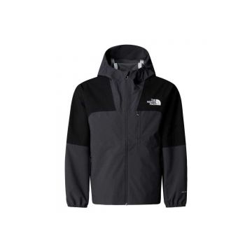 Jacheta Copii The North Face Teen Hike Packable Shell Blk Grey