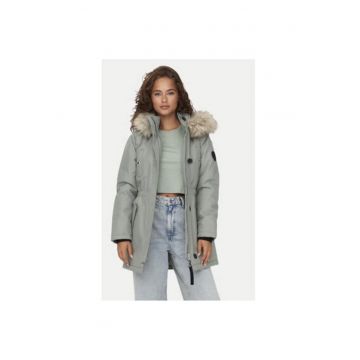 Jacheta dama -  304496028 - Poliester reciclat/Poliester - XS INTL - Verde
