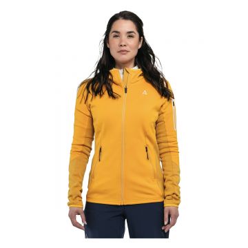 Jacheta Femei Fleece Schoffel Hoody Lodron Honey Gold
