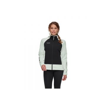Jacheta Femei Mammut Massone Ml Hooded Silver Sage Black