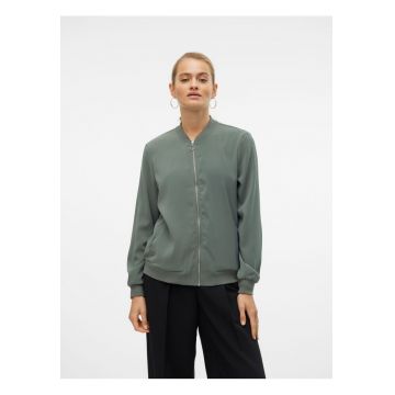 Jacheta  poliester/elastan - maneci lungi - verde -