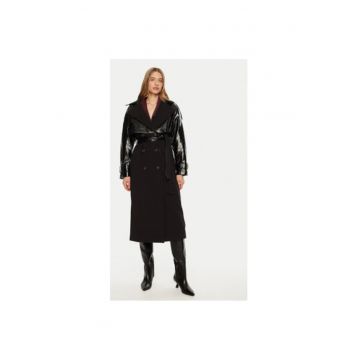 Palton dama -  304991233 - Poliester/Rayon - Negru