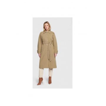 Trench dama -  300972328 - Poliester - Verde