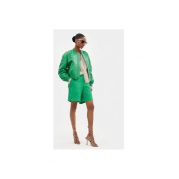 Geaca dama -  303620028 - Piele naturala - Verde