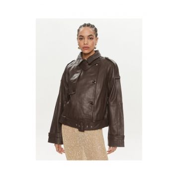 Geaca dama -  303702878 - Piele naturala - Maro - Maro