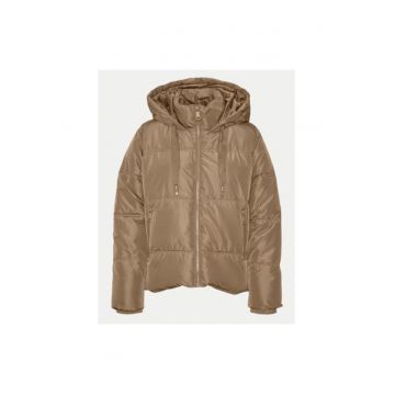 Geaca dama -  304509612 - Poliester reciclat/Poliester - Maro