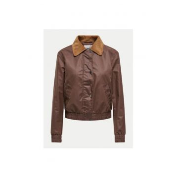 Geaca dama -  304784224 - Piele ecologica - Maro