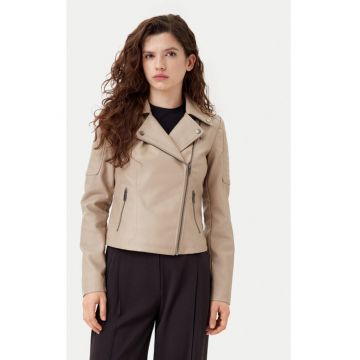 Geaca dama -  304807756 - Piele ecologica - Bej