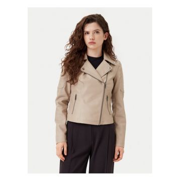 Geaca dama -  304807756 - Piele ecologica - M INTL - Bej