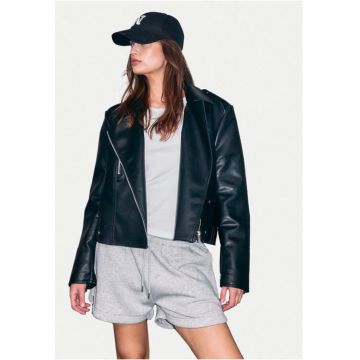 Geaca dama -  304807930 - Piele ecologica - Negru
