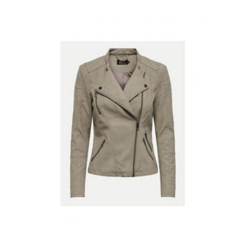 Geaca dama -  542497 - Bej - Piele Ecologica