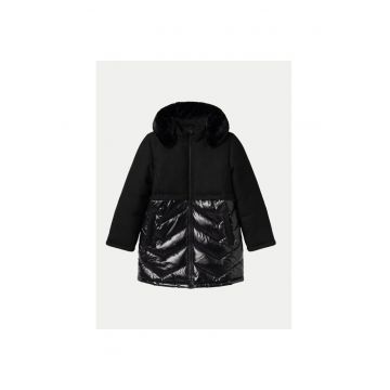 Geaca fete -  304495168 - Poliester/Nylon - 116 CM - Negru