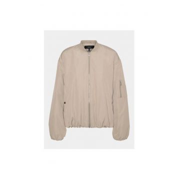 Jacheta bomber dama -  303614157 - Poliester - XS INTL - Bej