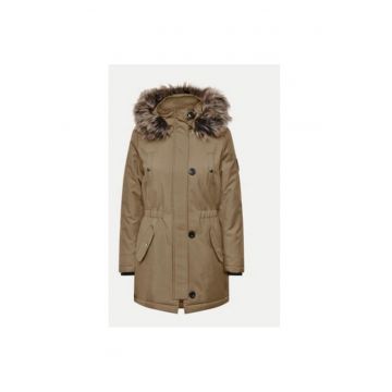 Jacheta dama -  304496042 - Poliester reciclat/Poliester - Maro