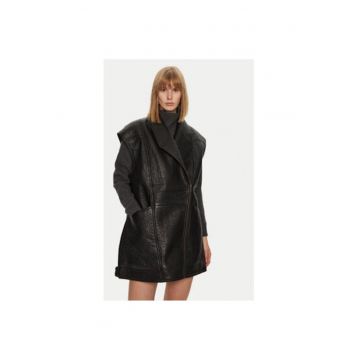 Vesta dama -  304135071 - Piele naturala - XS-S INTL - Negru
