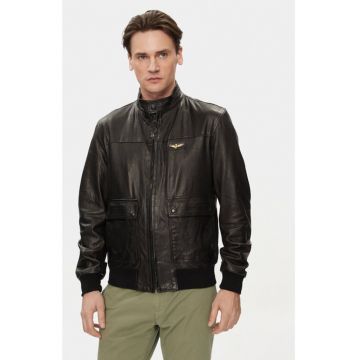 Geaca barbati -  303721626 - Piele naturala - 54 EU - Negru