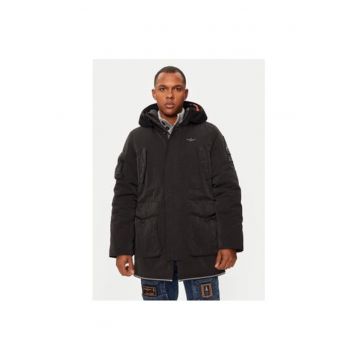 Geaca barbati -  304563980 - Bumbac/Poliester - Negru