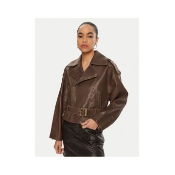 Geaca dama -  304760150 - Piele naturala - Maro - Maro