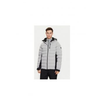 Geaca ski barbati -  304208928 - Poliester reciclat - Gri