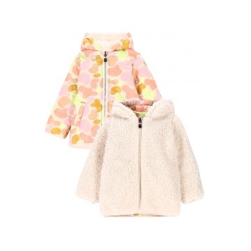Jacheta reversibila cu gluga - Multicolor