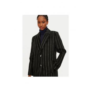 Palton dama -  304875625 - Poliester/Lana - Negru