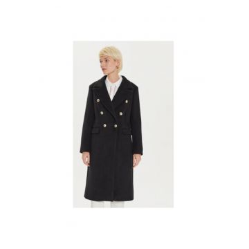 Palton dama -  304980459 - Poliester/Lana - Negru