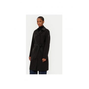 Trench dama -  305182777 - Poliester/Elastomer - Negru